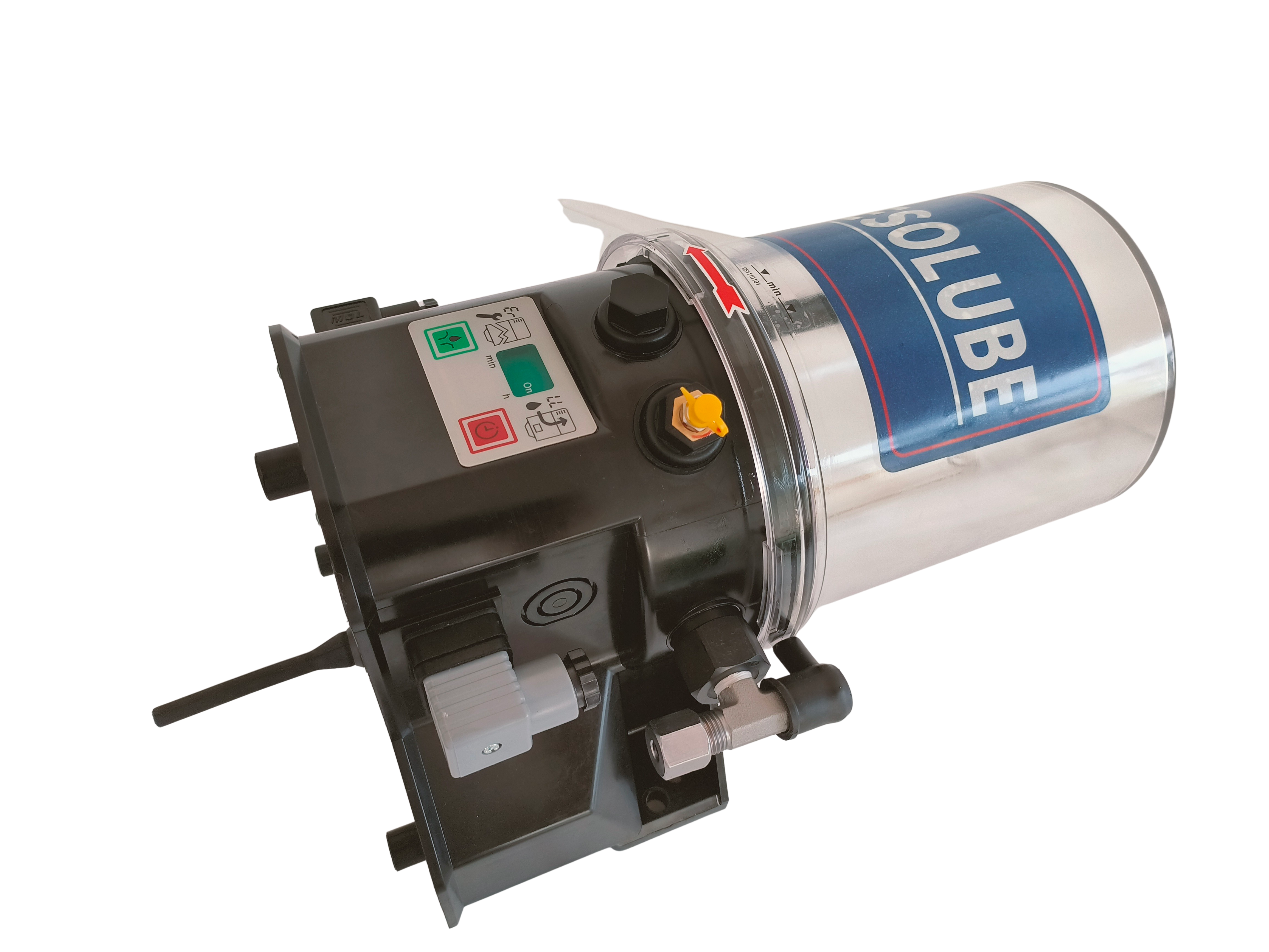 Pompe à Lubrifiant Automatique 2L - 220V, Avec Manomètre 1,2MPa - Pour Lubrification électromagnétique - 5