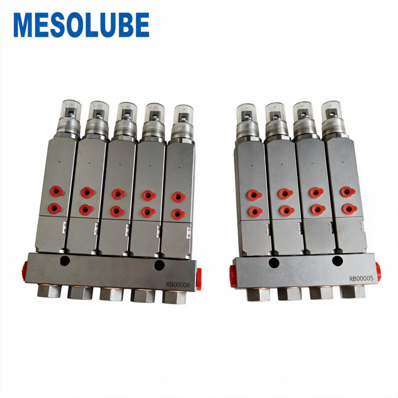 Series SL-V metering devices  distributor block  electric grease pump  For use in single-line lubrication systems